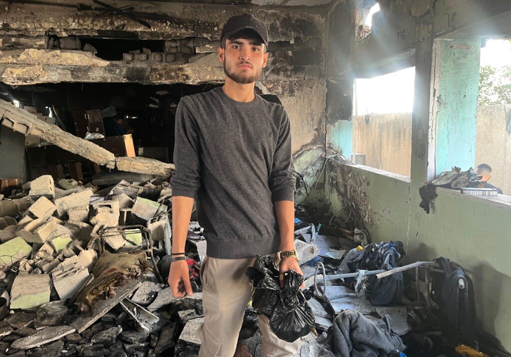 mohammad al masri israel strike jarjawi school gaza city maha min