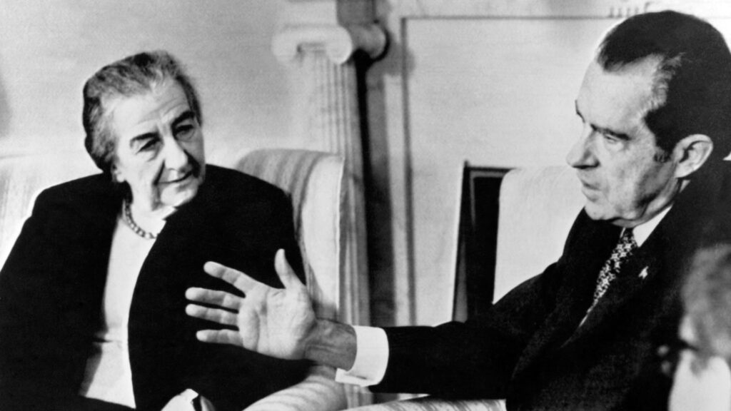 golda meir richard nixon afp