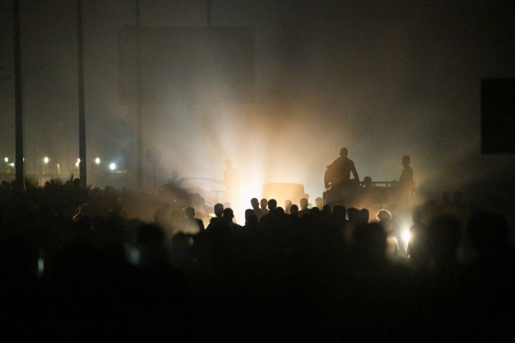 palestinians aid night gaza distribution june 2025 afp
