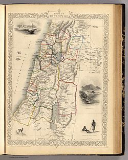250px Modern Palestine Illustrated atlas and modern history of the World 1851